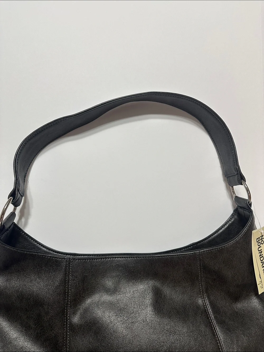 No Boundaries Hobo Black Fringe Shoulder Bag
